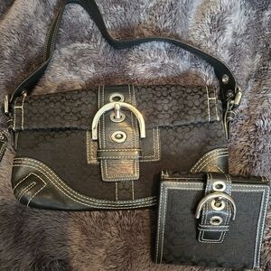 Coach Vintage Signature C Soho W Matching Wallet
